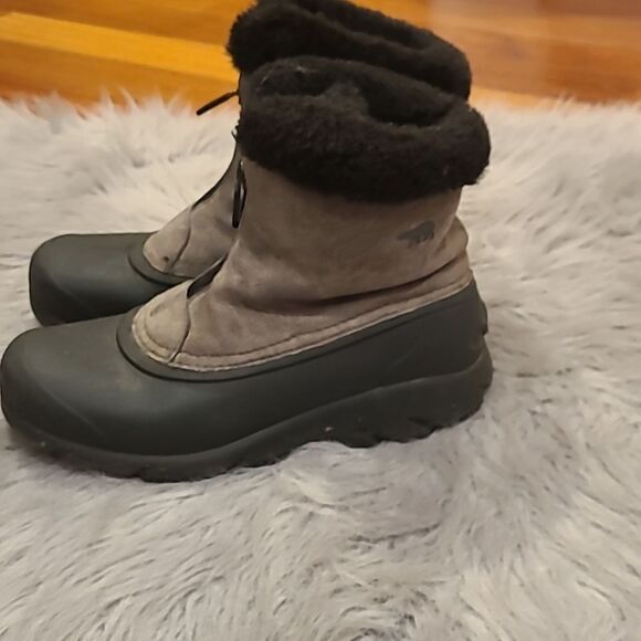 Sorel snow angle zip womens gray and black winter boots size 7 - Picture 6 of 10